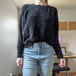 A New Day Black Chenille Sweater
